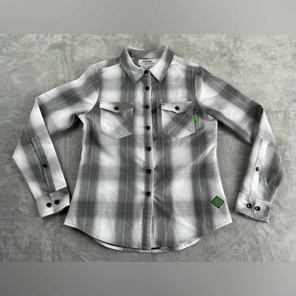 OFF THE GRID Women's Bailey Heavyweight Heavy Duty Plaid Outdoor Shirt Size S